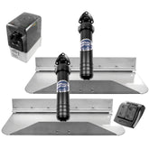 Bennett 189E Hydraulic Trim Tab Set with Euro-Style Control - 18" x 9" 6BT-50001-87-00